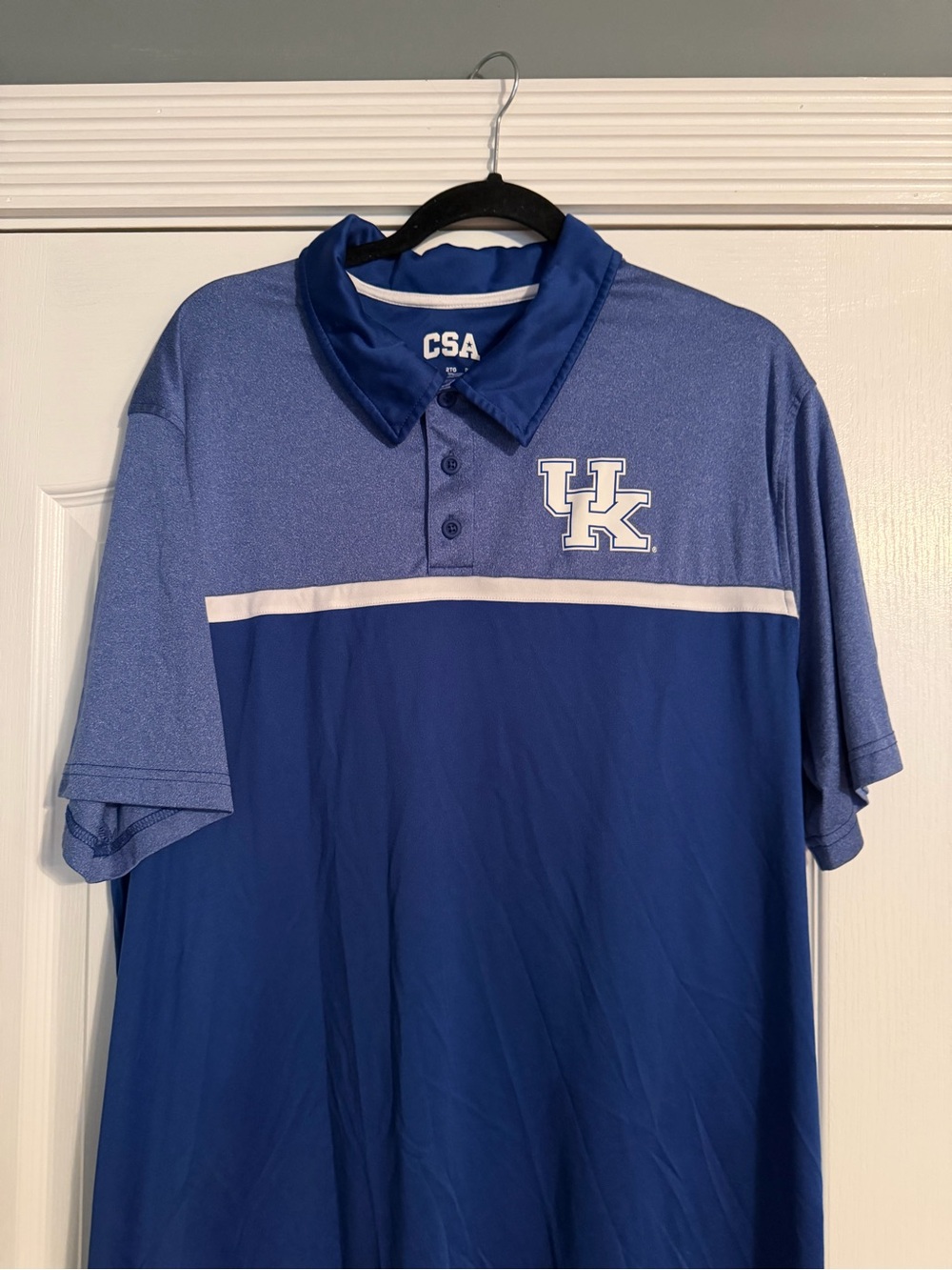 University of Kentucky Blue Polo Shirt with UK Logo